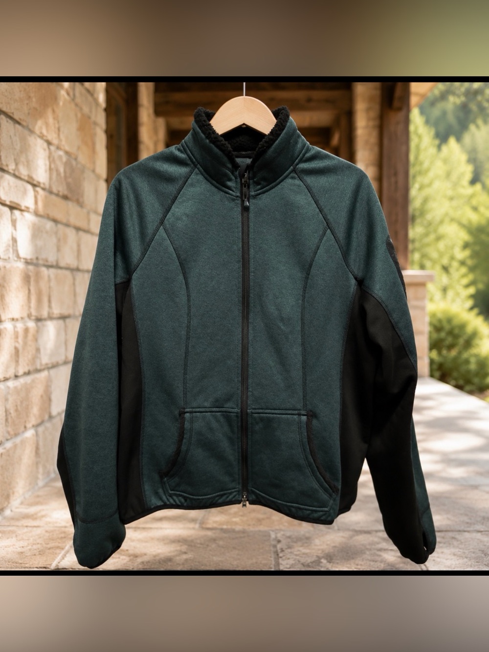 Harley-Davidson Fleece Mid-Layer Casual teal green Jacket, 97596-17VW size L